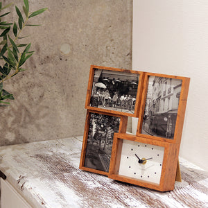 フォトフレームと時計がセットになった BIT4(ビットフォー)