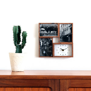 フォトフレームと時計がセットになった BIT4(ビットフォー)