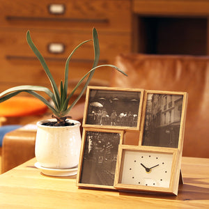 フォトフレームと時計がセットになった BIT4(ビットフォー)