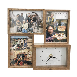 フォトフレームと時計がセットになった BIT4(ビットフォー)