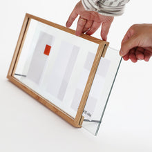 画像をギャラリービューアに読み込む, 余白が写真を引き立たせる A4サイズのフレーム CAN-02