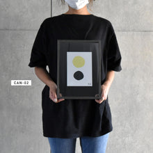 画像をギャラリービューアに読み込む, 余白が写真を引き立たせる 正方形のフレーム CAN-03