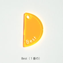 画像をギャラリービューアに読み込む, 組み合わせてメッセージを贈るアクリルキーホルダー FT / ACRYLIC KEY CHAIN