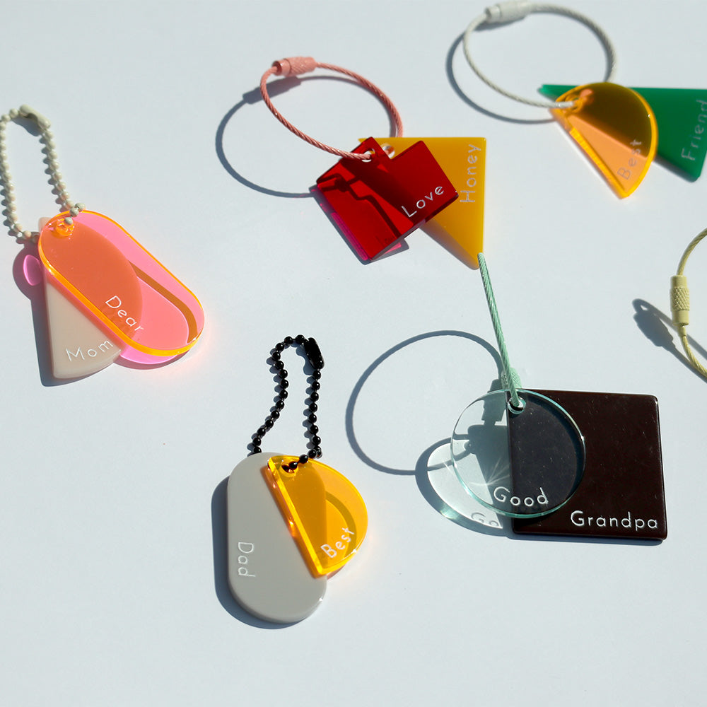 組み合わせてメッセージを贈るアクリルキーホルダー FT / ACRYLIC KEY CHAIN – MAG. online shop