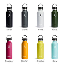 画像をギャラリービューアに読み込む, 高い保温力と保冷力で定評のある水筒 Hydro Flask(ハイドロフラスク)HYDRATION 18 oz Standard Mouth