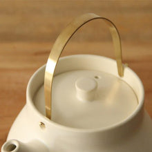 画像をギャラリービューアに読み込む, まろやかなお湯。静かな沸騰の音でやさしい生活が過ごせる 陶のやかん