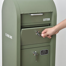 画像をギャラリービューアに読み込む, アメリカの公共用ポストをモチーフにした宅配ボックス付ポストスタンド(U.S.)