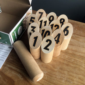 お子様でも楽しめる小さめの モルック・ミニ