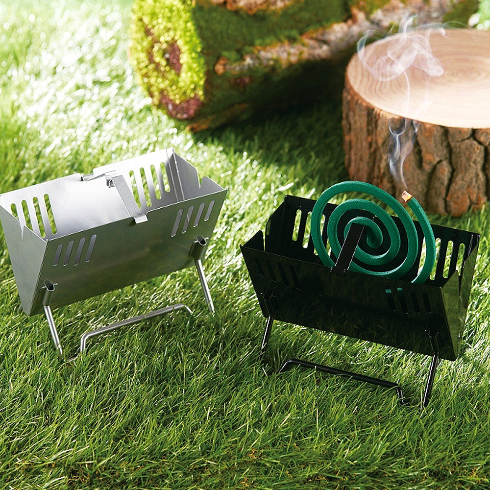 焚火台をモチーフにした蚊取り線香スタンド MOSQUITO COIL STAND