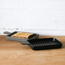 画像をギャラリービューアに読み込む, 美味しいパンが焼き上がるトースト皿 直火の食パン皿