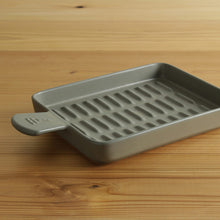 画像をギャラリービューアに読み込む, 美味しいパンが焼き上がるトースト皿 直火の食パン皿