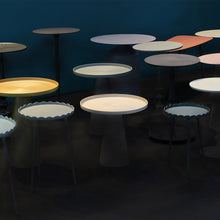 画像をギャラリービューアに読み込む, モダンでクラシックな アイアン、アルミニウムのワントーンテーブルシリーズ Tavolo(タボーロ)