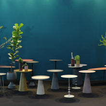 画像をギャラリービューアに読み込む, モダンでクラシックな アイアン、アルミニウムのワントーンテーブルシリーズ Tavolo(タボーロ)