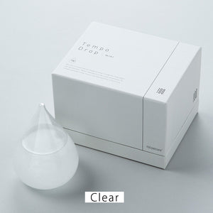 天候の変化で結晶の形が変わる しずく型のオブジェ Tempo Drop mini(テンポ ドロップ ミニ)