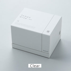 天候の変化で結晶の形が変わる しずく型のオブジェ Tempo Drop mini(テンポ ドロップ ミニ)