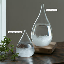 画像をギャラリービューアに読み込む, 天候の変化で結晶の形が変わる しずく型のオブジェ Tempo Drop mini(テンポ ドロップ ミニ)