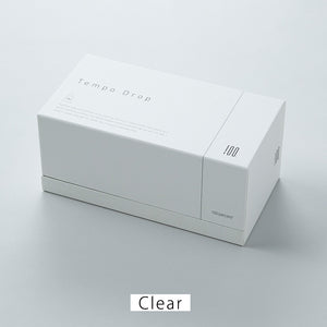 天候の変化で結晶の形が変わる しずく型のオブジェ Tempo Drop(テンポ ドロップ)