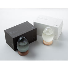 画像をギャラリービューアに読み込む, 天候の変化で結晶の形が変わる たまご型のオブジェ Tempo Pulse(テンポ パルス)