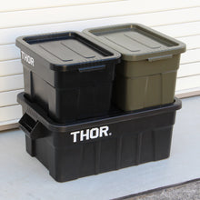 画像をギャラリービューアに読み込む, 野外でも使用可能なハンドル付きトートボックス THOR Large Totes With Lid(ソー ラージ トート ウィズ リッド)
