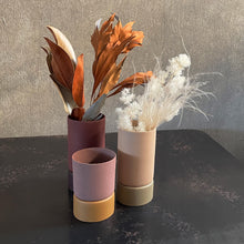 画像をギャラリービューアに読み込む, 竹筒を切ったかのような、ツートンのアイアンプランターカバー Valente Picco(ヴァレンテ ピッコ)