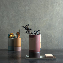 画像をギャラリービューアに読み込む, 竹筒を切ったかのような、ツートンのアイアンプランターカバー Valente Picco(ヴァレンテ ピッコ)