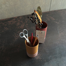 画像をギャラリービューアに読み込む, 竹筒を切ったかのような、ツートンのアイアンプランターカバー Valente Picco(ヴァレンテ ピッコ)