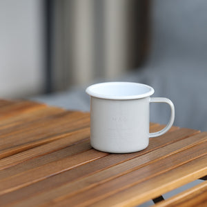 【MAG.オリジナル】シンプルで使いやすい 琺瑯製のスタッキングカップ、MAG.カップ