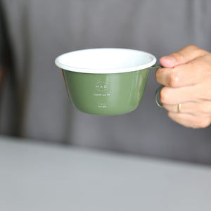 【MAG.オリジナル】シンプルで使いやすい 琺瑯製のスタッキングカップ、MAG.カップ