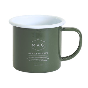 【MAG.オリジナル】シンプルで使いやすい 琺瑯製のスタッキングカップ、MAG.カップ