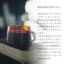画像をギャラリービューアに読み込む, 自家焙煎で独自製法のTパックコーヒー ALPS COFFEE（アルプスコーヒー）
