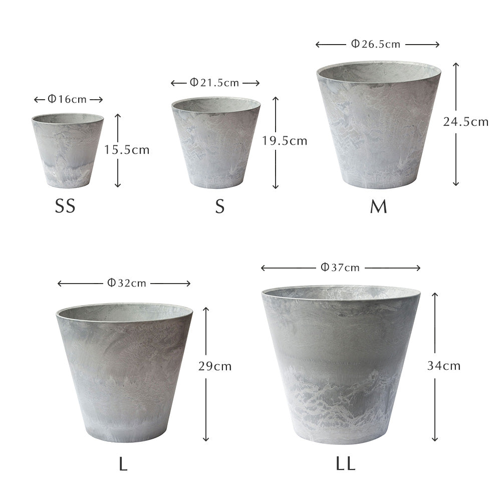 自然環境に近い状態を表現できるプランター ART STONE（アートストーン