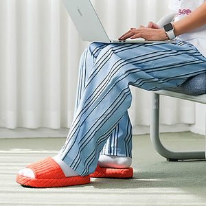 やわらかいテリー素材でふんわりした快適な履き心地のスリッパ BANACO VIVID TERRY ROOM SLIPPER