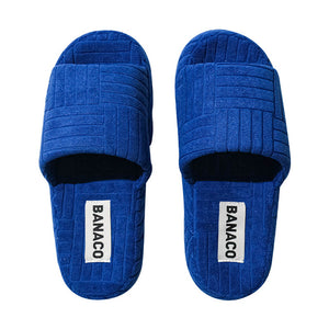 やわらかいテリー素材でふんわりした快適な履き心地のスリッパ BANACO VIVID TERRY ROOM SLIPPER