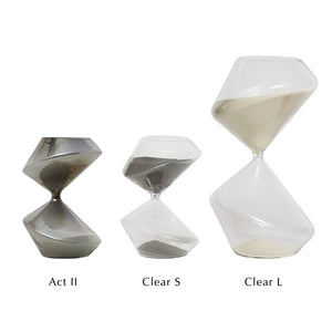 新しい形状と美しさを持つガラス製 砂時計 Benedikt（ベネディクト）