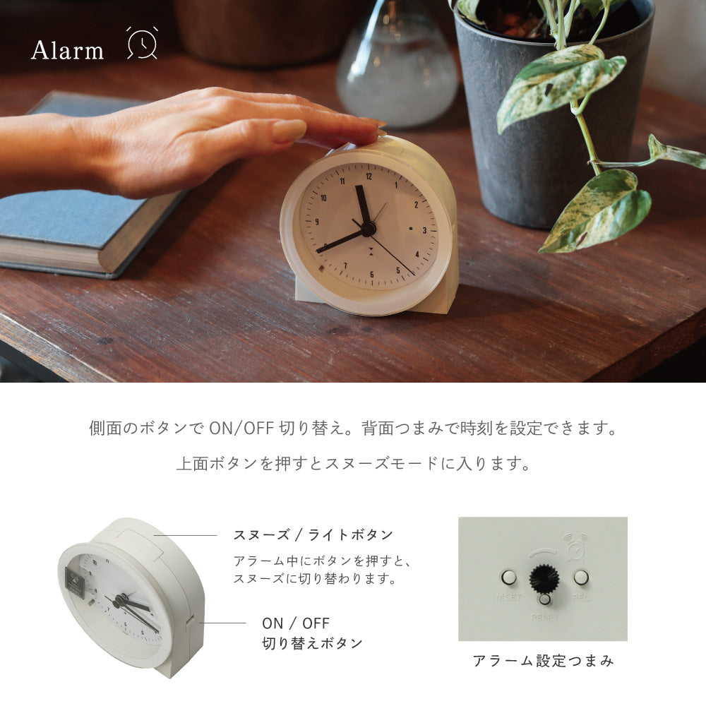 最小限で正確に 生活に溶け込むミニマルな電波時計 BEZEL（ベゼル