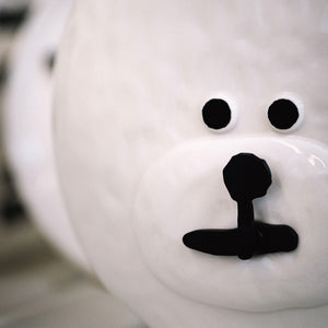 【予約商品】ビションフリーゼのふわふわ感を陶器で表現したクロック Bmix Studio INAP EDITION BICHON CLOCK