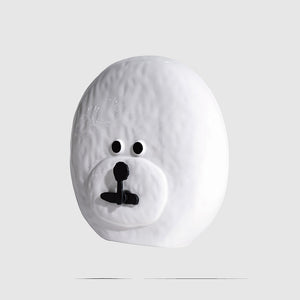 【予約商品】ビションフリーゼのふわふわ感を陶器で表現したクロック Bmix Studio INAP EDITION BICHON CLOCK