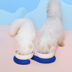 お椀口が大きく 顔の大きい猫ちゃんも食べやすい BOWL BASE