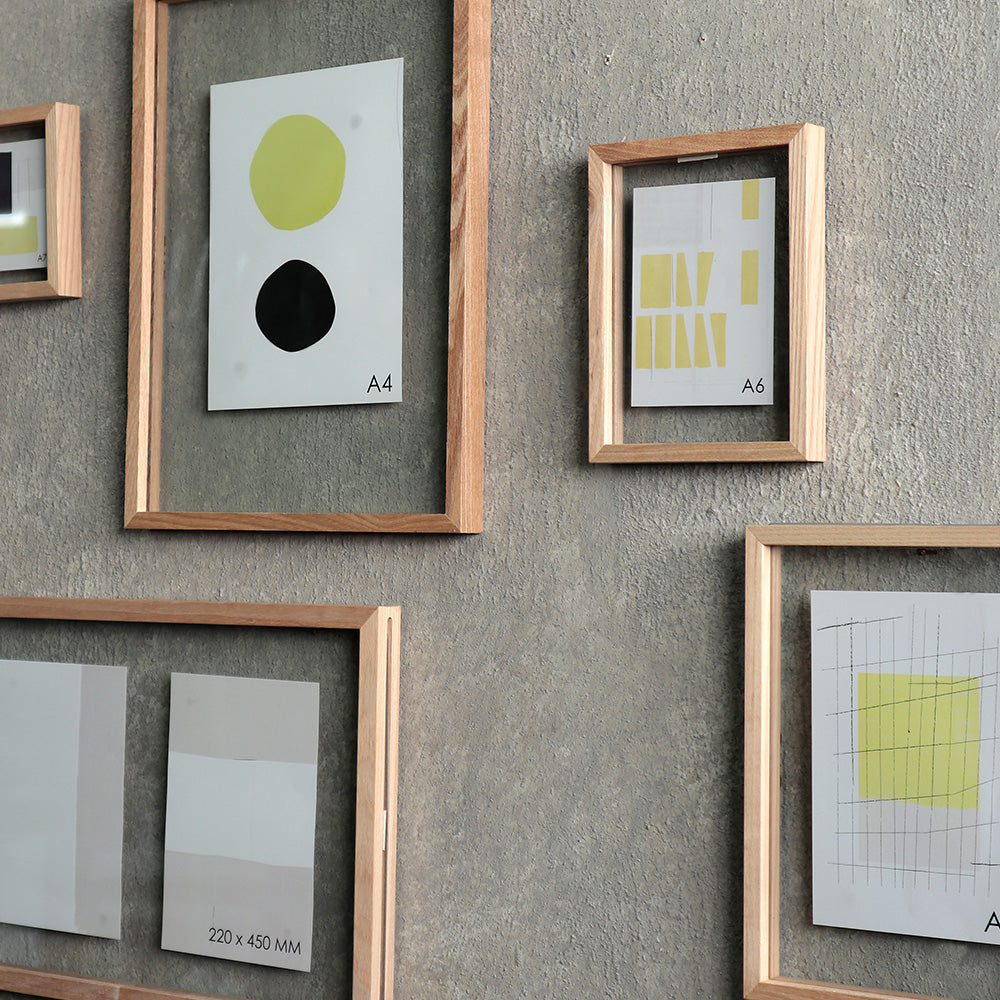 Agalfy フレームデザイン EDSBRUK エードスブルク フレーム, ブラックステイン, 40x50 cm