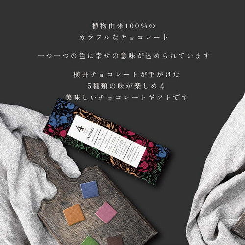 夜空で輝くオーロラのような4色チョコレート CARRE DE 4COLORS Aurora