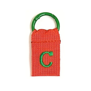 厚みのあるタフなナイロンテープを使用した COLLEGE LETTER TAG（カレッジレタータグ）
