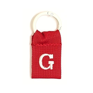厚みのあるタフなナイロンテープを使用した COLLEGE LETTER TAG（カレッジレタータグ）