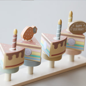 毎日が記念日気分 木のぬくもりを感じるマイケーキ CUTTING BIRTHDAY CAKE（カッティング バースデー ケーキ）