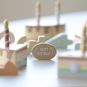 毎日が記念日気分 木のぬくもりを感じるマイケーキ CUTTING BIRTHDAY CAKE（カッティング バースデー ケーキ）