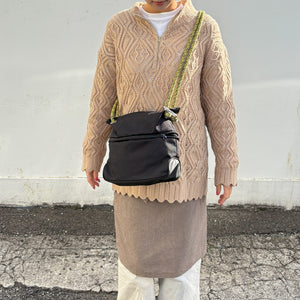 中心部分が伸びて容量が増えるバッグ CYCLE BAG MINI