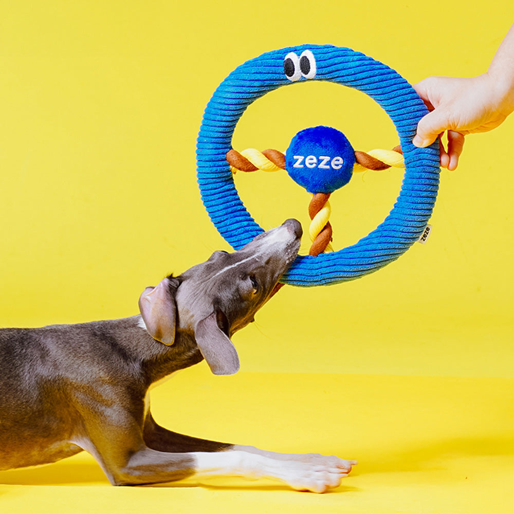丈夫なハンドル型ロープの犬猫用おもちゃ DOG HANDLE（ドッグハンドル