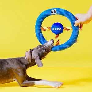 丈夫なハンドル型ロープの犬猫用おもちゃ DOG HANDLE（ドッグハンドル）