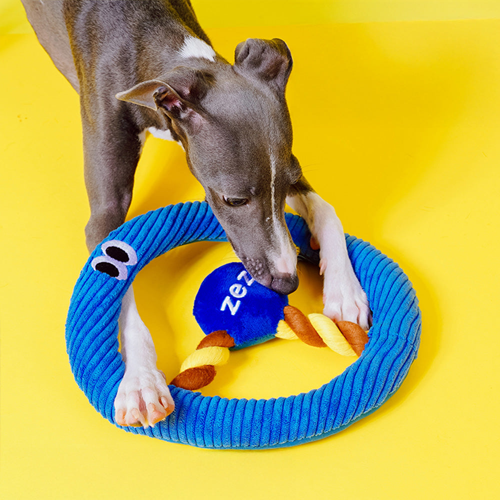 丈夫なハンドル型ロープの犬猫用おもちゃ DOG HANDLE（ドッグハンドル