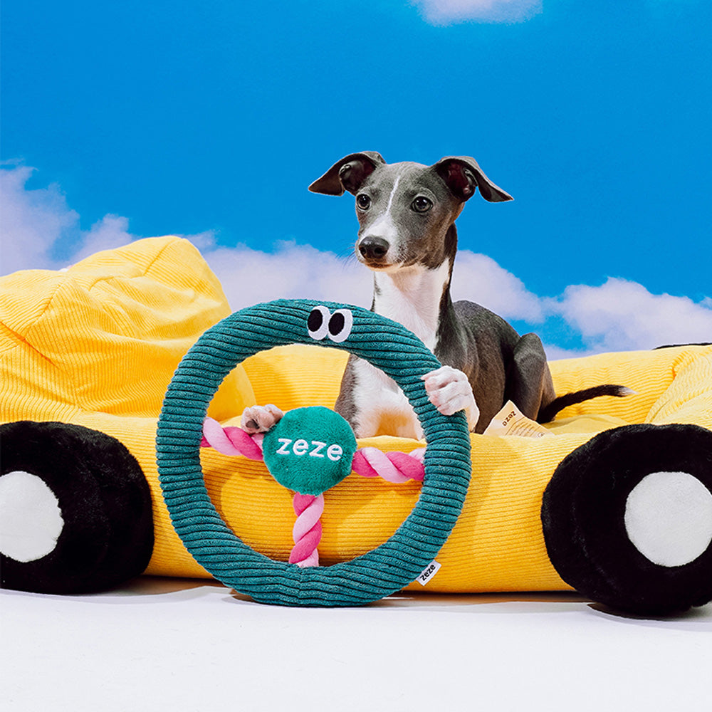 丈夫なハンドル型ロープの犬猫用おもちゃ DOG HANDLE（ドッグハンドル