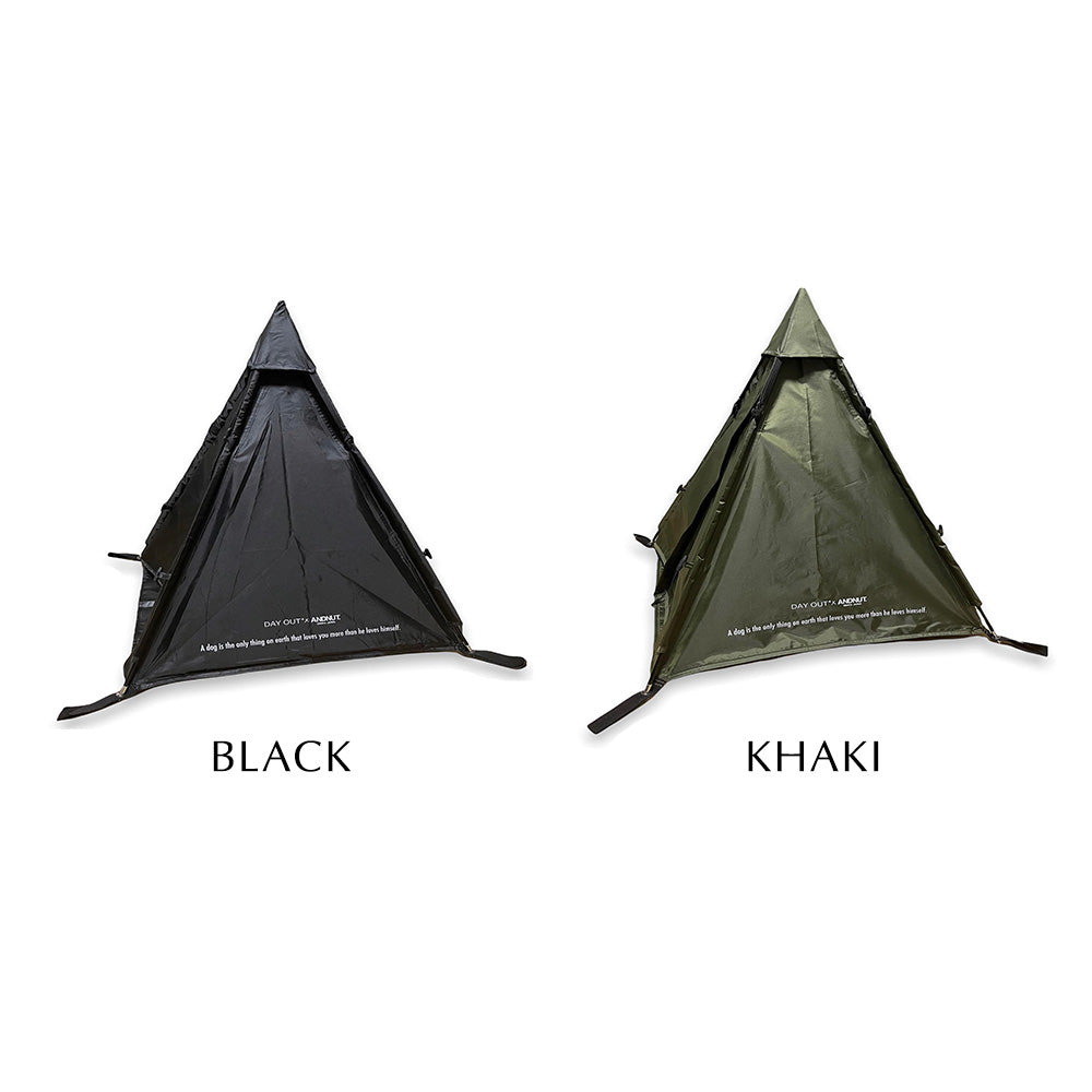 実用性も高く犬も喜ぶドッグテント DOG TIPPY TENT（ドッグ ティピ